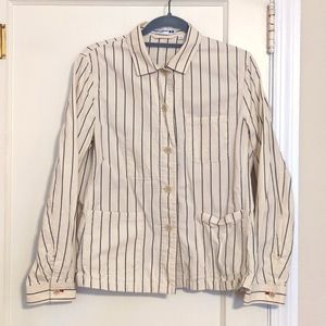 Uniqlo Innes de la Fressange Striped Chore Jacket